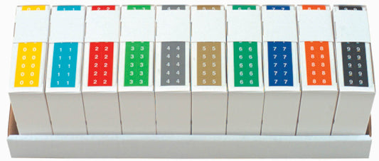 Complete Set Col'R'Tab 11850 0-9- Includes Organizing Tray