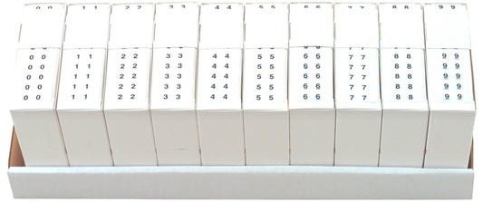Complete Set Col'R'Tab 11830 0-9- Includes Organizing Tray