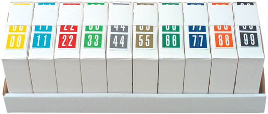 Col'R'Tab 11500 0-9 Complete Set- Includes Organizing Tray