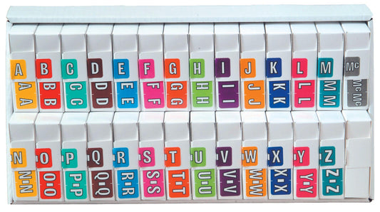 Colwell Jewel Tone A-Z+MC Complete Set- Includes Organizing Tray