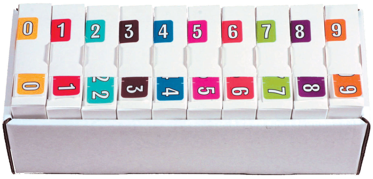 Colwell Jewel Tone Complete Set 0-9 - Includes Organizing Tray
