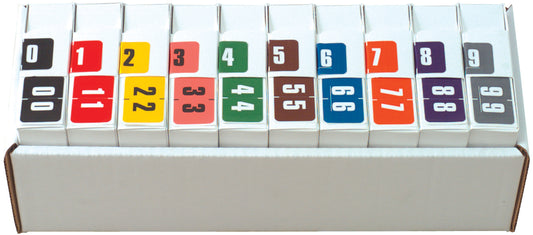 Complete Set Digi Color DCNM 0-9 - Includes Organizing Tray
