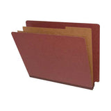 Type II 25 Pt Pressboard Classification Folders, Full Cut End Tab, Letter Size, 2 Divider (Box of 10) - Nationwide Filing Supplies