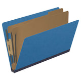 25 Pt. Pressboard Classification Folders, Full Cut End Tab, Legal Size, 2 Divider (Box of 10)