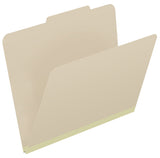 25 Pt. Pressboard Classification Folders, 2/5 Cut ROC Top Tab, Letter Size (Box of 25)