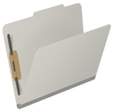25 Pt. Pressboard Classification Folders, 2/5 Cut ROC Top Tab, Letter Size, Fastener Pos. 1 & 3, 2" Exp. (Box of 25)
