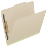 25 Pt. Pressboard Classification Folders, 2/5 Cut ROC Top Tab, Letter Size, Fastener Pos. 1 & 3, 2" Exp. (Box of 25)