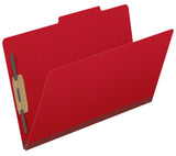 25 Pt. Pressboard Folders, 2/5 Cut ROC Top Tab, Legal Size, Fasteners 1 & 3 (Box of 25)