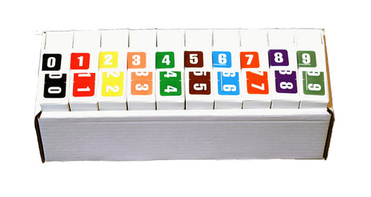 Complete Set Digi Color 0-9 - Includes Organizing Tray
