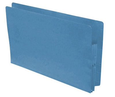 Color Expansion Pockets, Full End Tab, Paper Gussets, Legal Size, 1-3/4" Expansion (Carton of 100)