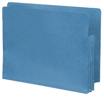 Color Expansion Pockets, Full End Tab, Paper Gussets, Letter Size, 3-1/2" Expansion (Carton of 100)