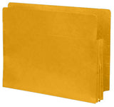 Color Expansion Pockets, Full End Tab, Paper Gussets, Letter Size, 3-1/2" Expansion (Carton of 100)
