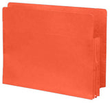 Color Expansion Pockets, Full End Tab, Paper Gussets, Letter Size, 3-1/2" Expansion (Carton of 100)