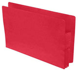 Color Expansion Pockets, Full End Tab, Paper Gussets, Legal Size, 3-1/2" Expansion (Carton of 100)