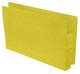 Color Expansion Pockets, Full End Tab, Paper Gussets, Legal Size, 3-1/2" Expansion (Carton of 100)
