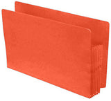 Color Expansion Pockets, Full End Tab, Tyvek Gussets, Legal Size, 5-1/4" Expansion (Carton of 100)