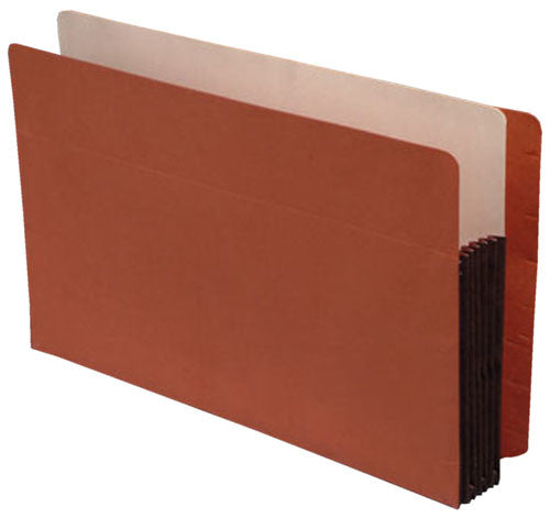 Economy Full End Tab Expansion Pockets, Tyvek Gussets, Legal Size, 5-1/4" Expansion (Carton of 100) - Nationwide Filing Supplies