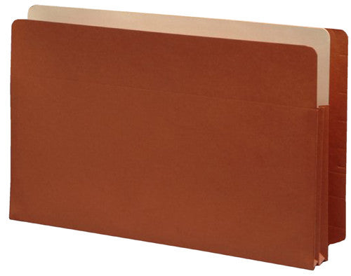 Economy Full End Tab Expansion Pockets, Paper Gussets, Legal Size, 5-1/4" Expansion (Carton of 100) - Nationwide Filing Supplies