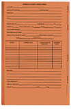 Patent and Trademark Folder, No Tab for Drawer Filing, Orange - "FOREIGN PATENT APPLICATION" 3 Fasteners (Box of 25)