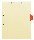 Individual Chart Divider Tabs, Lab / X-Ray (Orange), Side Tab 1/8th Cut, Pos #4 (Pack of 50)