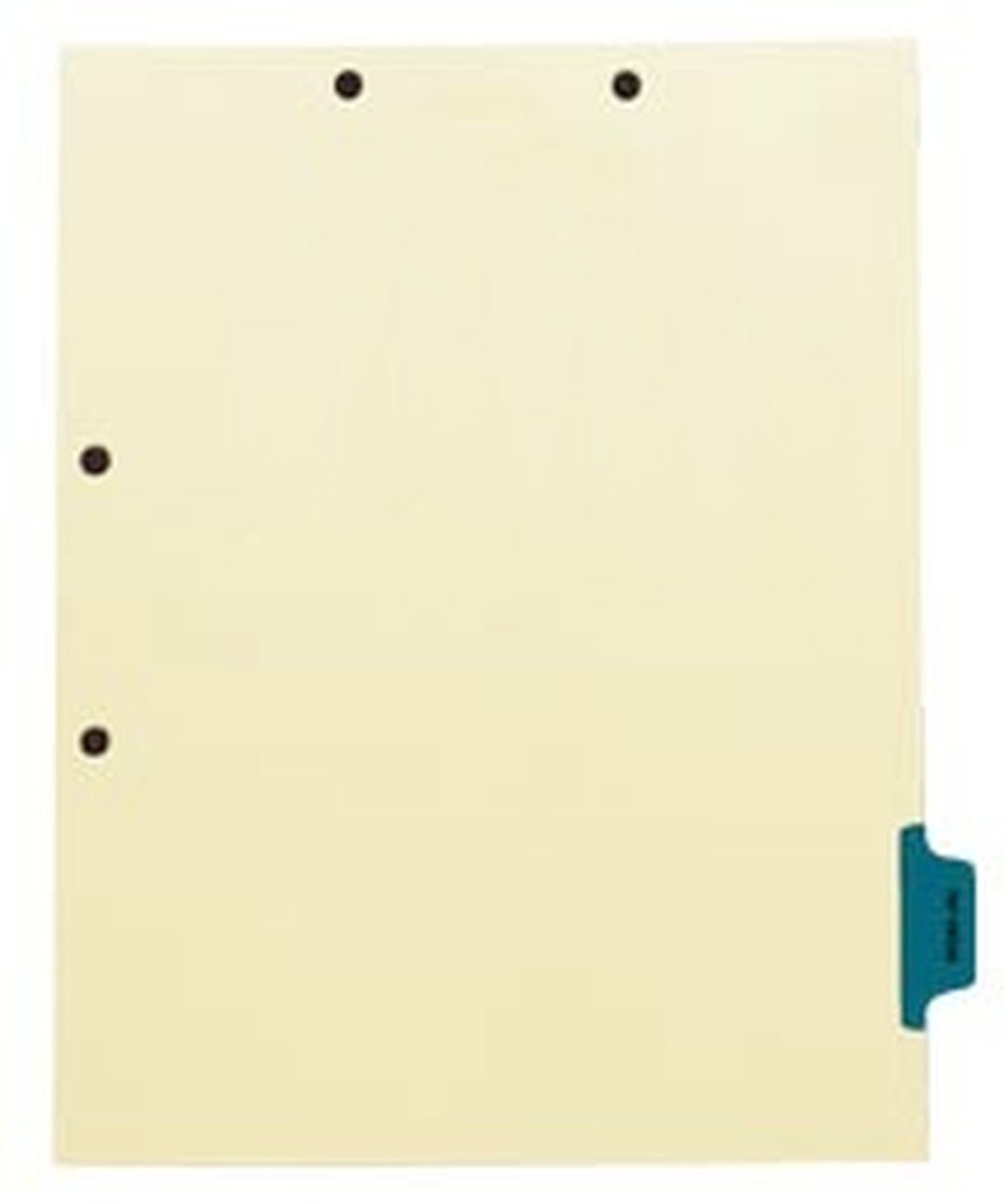 Individual Chart Divider Tabs, Pap Smear (Med Blue), Side Tab 1/8th Cut, Pos #7 (Pack of 50)
