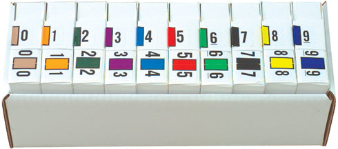 Complete Set Jeter 7300 0-9 - Includes Organizing Tray