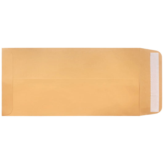 License Plate Envelopes - Blank, Self Seal, Brown Kraft (Package of 100)