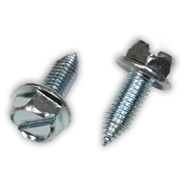 6mm x 16mm Slotted Metric Hex Head License Plate Screws (Box of 100)