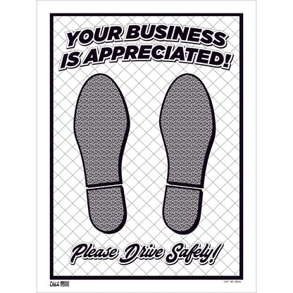Poly Back Ridged Paper Floor Mats - 82# Stock (Box of 500)