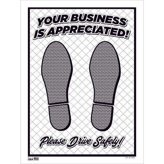 Poly Back Ridged Paper Floor Mats - 82# Stock (Box of 500)