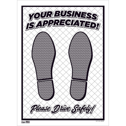 Double Poly-Coated Ridged Disposable Automotive Paper Floor Mats - 82# Stock (Package of 250)