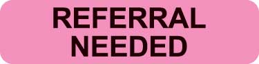 MAP161 REFERRAL NEEDED- Fluorescent Pink 1-1/4" X 5/16"- Roll of 500