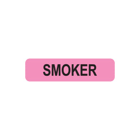 MAP186 SMOKER- Fluorescent Pink 1-1/4" X 5/16" (Roll of 500)