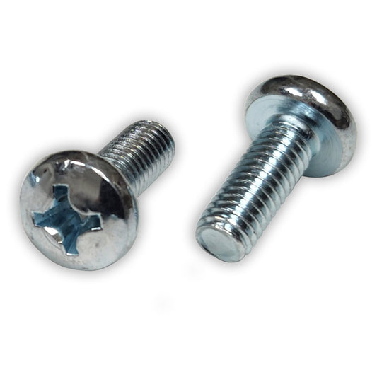 M6 x 16mm Metric Phillips Pan Head License Plate Screws (Box of 100)