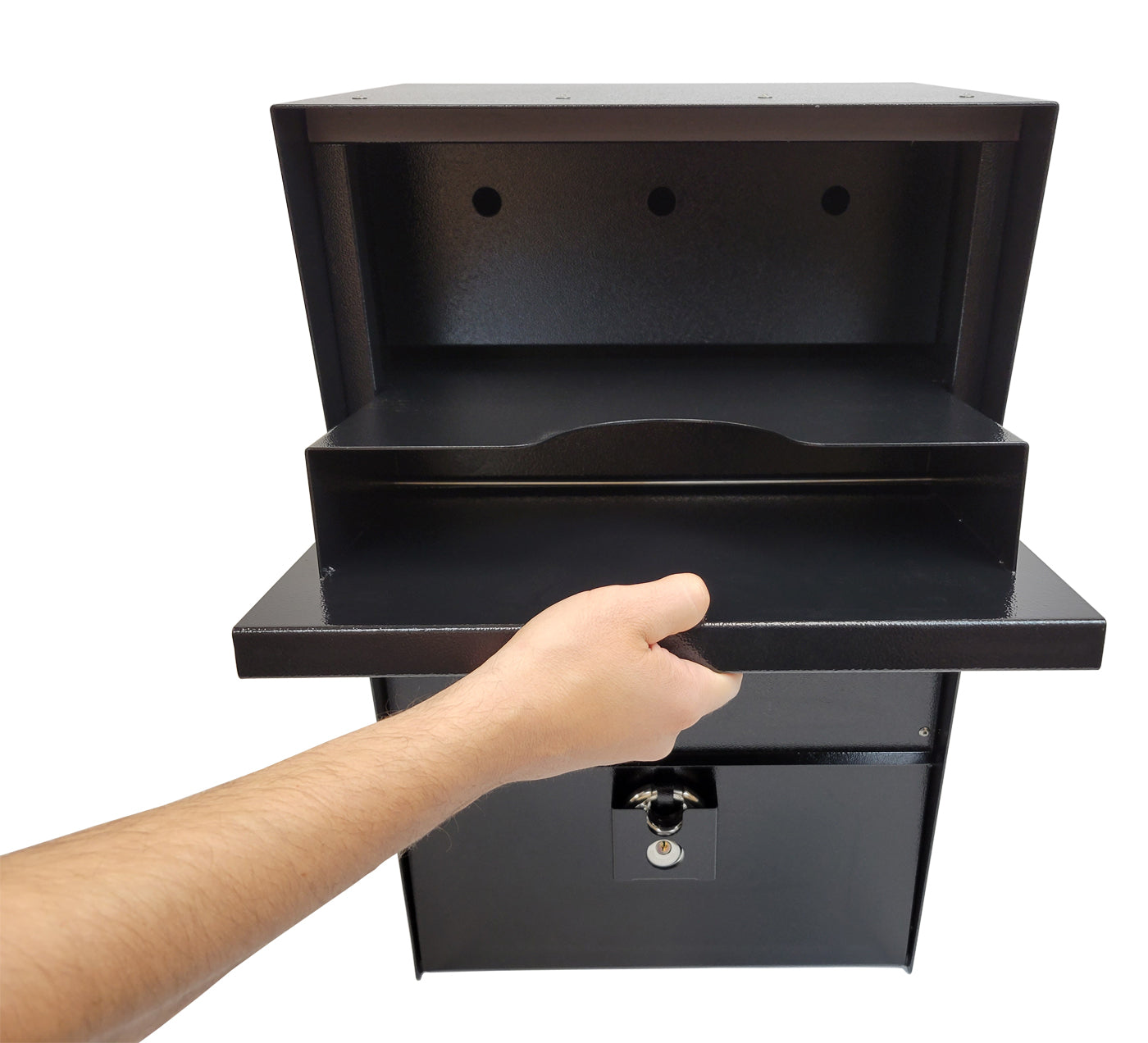 Deluxe Self-Contained After Hours Car Key Night Drop Box (Unprinted)