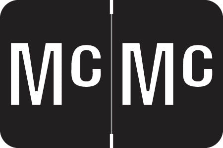 PMA 3900 "MC" Labels 1" X 1-1/2" Laminated- Pack of 225