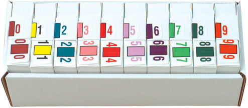 Complete Set POS 3500 0-9 - Includes Organizing Tray
