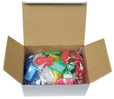 Plastic Key Tags with Split Ring & Label Window, 1-1/8" x 2-1/4" (Box of 100)