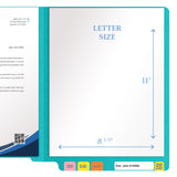20 pt Super Heavy Duty Color Folders, Full Cut End Tab, Letter Size (Box of 40)