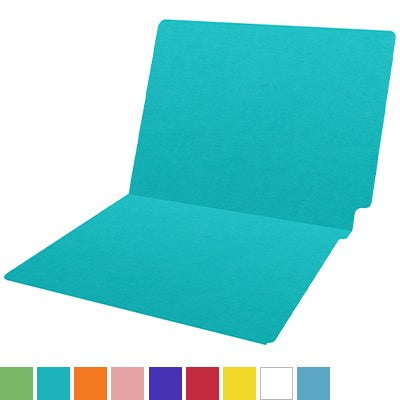 20 pt Super Heavy Duty Color Folders, Full Cut End Tab, Letter Size (Box of 40)