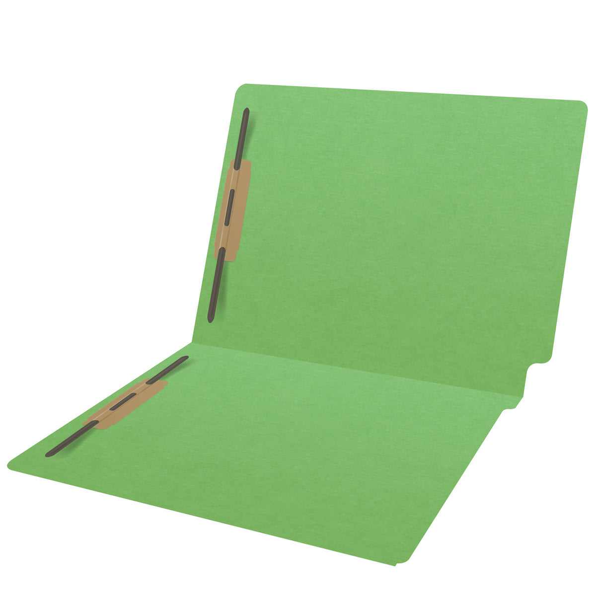 20 pt Super Heavy Duty Color Folders, Full Cut End Tab, Letter Size, Fastener in Pos #1 & #3 (Box of 40)
