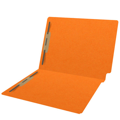 20 pt Super Heavy Duty Color Folders, Full Cut End Tab, Letter Size, Fastener in Pos #1 & #3 (Box of 40)