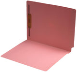 11 pt Color Folders, Full Cut 2-Ply End Tab, Letter Size, Fastener Pos #1 (Box of 50) - Nationwide Filing Supplies