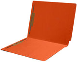 11 pt Color Folders, Full Cut 2-Ply End Tab, Letter Size, Fastener Pos #1 & #3 (Box of 50) - Nationwide Filing Supplies