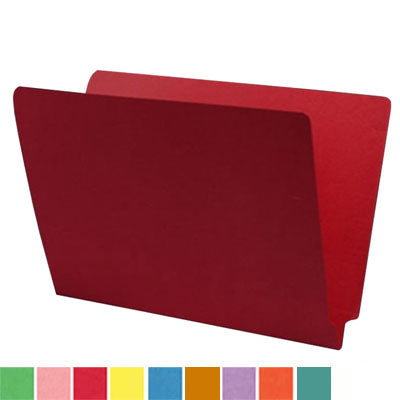 14 pt Color Folders, Full Cut 2-Ply End Tab, Legal Size (Box of 50)