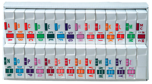 Jeter 5100 A-Z + Mc Complete Set, Includes Organizing Tray - Nationwide Filing Supplies