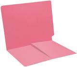 11 pt Color Folders, Full Cut End Tab, Letter Size, 1/2 Pocket Inside Front (Box of 50) - Nationwide Filing Supplies