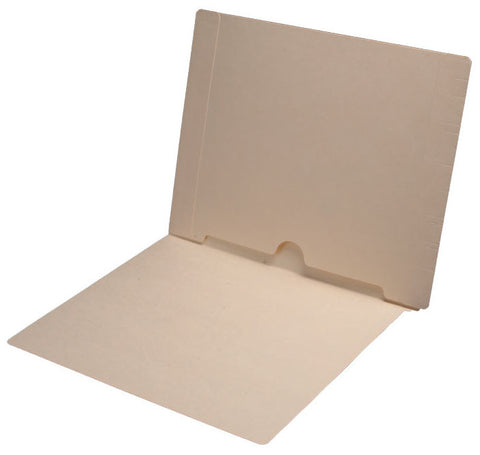 11 pt Manila Folders, Full Cut End Tab, Letter Size, Full Open Bottom Back Pocket (Box of 50) - Nationwide Filing Supplies