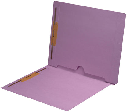 11 pt Color Folders, Full Cut End Tab, Letter Size, Full  Back Pocket, Fasteners Pos #1 & #3 (Box of 50) - Nationwide Filing Supplies