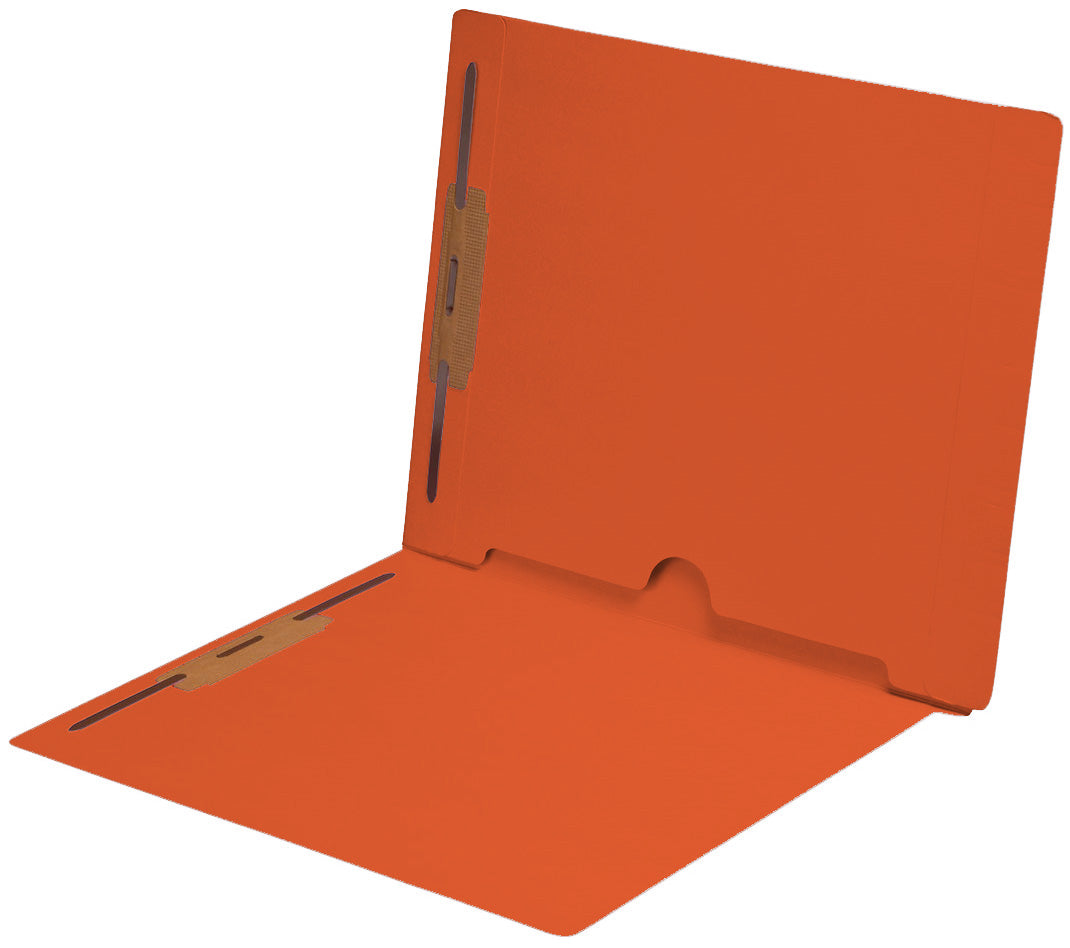 11 pt Color Folders, Full Cut End Tab, Letter Size, Full  Back Pocket, Fasteners Pos #1 & #3 (Box of 50) - Nationwide Filing Supplies